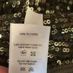 Lucy in the Sky Green Sequin Pull-On Flared Pant - size Small Photo 3