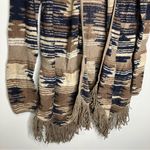 Lucky Brand Aztec fringe open cardigan size medium Photo 3