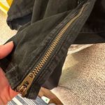 Madewell High-Rise 11" Roadtripper Jeans Womens Size 27 Black Stretch Ankle Zip Photo 7