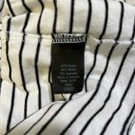 Vera Wang Simply Vera Black and White Striped Tee Photo 3