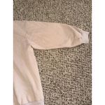 Women's Beige V‎ Neck Sweatshirt Size Small Photo 4