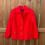 R.Q.T. Red Peacoat Size 12 Photo 1