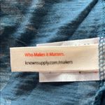 Blue and White Floral Kimono Swim Coverup Size XXL Photo 3