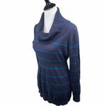 Liz Lange Maternity Cowl Neck Sweater Blue, Medium Blue Size undefined Photo 3