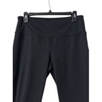 Athletic Works Athleta Long Leggings M Black Heather Eggplant Color Block Sporty Gym Workout Photo 12