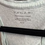 Tahari  Essential Scoop Neck Tank Top Green Blue Size Medium Photo 1