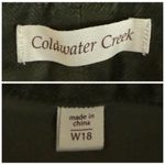 Coldwater Creek Corduroy Pants Mid Rise Stretch Olive Green Women’s Size 18W Photo 7