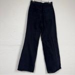 PacSun  Black Distressed Baggy Jeans Womens 25 Button Fly Casual Wide Leg Denim Photo 7