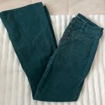 American Eagle Outfitters Dark Green Super High-Rise Flare Jeans Photo 0