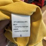 Dee Elly Yellow Floral Dress Photo 7