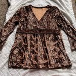 Y2k brown long sleeve top Valore large Photo 0