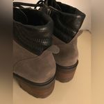 Lucky Brand women beige suede Dareek combat hiking boots US 10 Euro 42 Photo 7