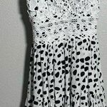 HYFVE  Women Black/White Backless Dress Size‎ S Photo 0