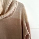 Avenue Pink and Brown Stripe Cowlneck Long Photo 7
