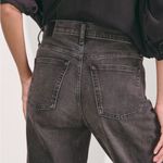 Everlane black high rise straight leg jeans, size 26” minimalist quiet luxury Photo 1