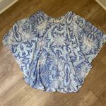 Show Me Your Mumu Moon Tunic Sheer Blue Boho Kimono Sleeves ~ Size S Photo 2