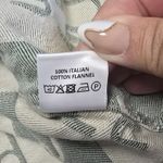 YAITTE Miami Italian Cotton Flannel Button Up Shirt Green White Checkered Sz XS Photo 7