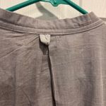 NWT Mer Sea Essential Shirt Dress Womens L/XL Gray Cotton Blend Collared Pockets Size L Photo 8