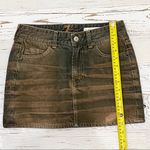 7 For All Mankind 7FAM Distressed Acid Washed Denim Jean Skirt 24 Photo 5