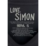 Love, Simon Rainbow Graphic Crop Top Women’s Size S | Pride LGBTQ+ Tee Black Photo 3