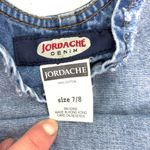Jordache Vintage Denim Overall Mini Jumper Dress 7/8 Photo 5