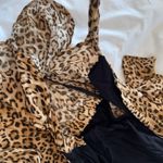 Zara Cheetah Print Wrap Style Romper Size XS Photo 2