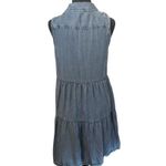 Velvet Heart Sleeveless Tiered Denim Tencel Dress M Photo 5