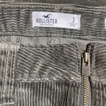 Hollister Women’s Sz 3 Ultra High Olive Green Corduroy Skirt Zip Front Multi Zip Photo 9