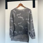 American Eagle Tunic Sweatshirt Camo Split Hem Jegging Fit Size Small Photo 1