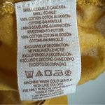 Free People Pavlo Dress Embroidery Boho Yellow Ruffle Western FLAW Women’s XS Photo 9