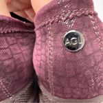 AGL Purple Sparkle Chunky Loafers Womens 10 Preppy Lug Horse Photo 8