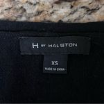 H by Halston  Black Long Sleeve Draped Crossover Open Front Cardigan Womens XS Photo 7