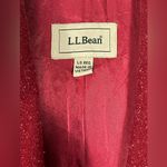 L.L.Bean Vintage Women’s Wool Blazer Suit Jacket Red White Speckles Sz L Reg Photo 9