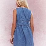 Missguided  Denim Plunge Neck Dress Photo 1