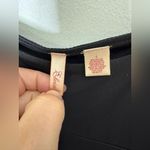 Elosie Black Nylon Slip Dress With Cream Trim‎ Detail Large Photo 3