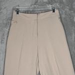 Susan Graver Cropped Pants Women's S Beige Button Hem Casual Minimalist Workwear Photo 3