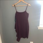 Lulus NWT burgundy ruffle sleeveless mini dress Photo 7