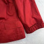 Talbots 14P Petites Dress Jacket Long Sleeve Snap Front Collared Red Women's Photo 2