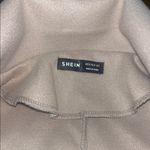 SheIn Cream Long Coat Photo 3