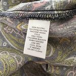 Loft Multicolor Paisley Print Button Down Blouse | Small Photo 4