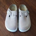 Birkenstock Papillio Light Rose Suede Chic Retro Feminine Chunky Boston Size 42 Pink Photo 1