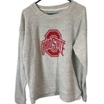 Ohio State Varsity Sweatshirt Gray & Red Large Photo 0