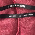 Silence + Noise Y2K Asymmetrical Velvet Dress Wine Red Large Photo 2