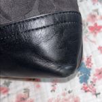 Coach Vintage Sateen Monogram and Leather/Silver Chain Shoulder/Crossbody Bag Photo 7