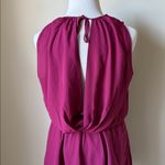 Krisa  Magenta Halter Mini Dress NWT Photo 5