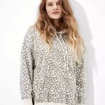 American Eagle Animal Print Hoodie Sweatshirt Photo 1