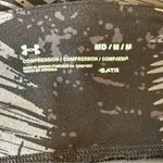 Under Armour Women's Project Rock Ankle Leggings Medium Black Gray Floral Gym Photo 6