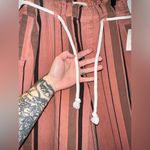 NWT Anthropologie Striped Pilcro Cropped PJ Oversized Wide Leg Pant Size XXS Photo 7