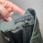 Theory Women's Green Pinstripe Dress Pants Size 6 Career Office professional Photo 5