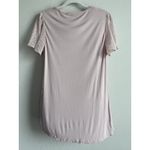 Ann Taylor LOFT Women's Large Maeve Mixed Media Blouse Crochet Lace Sleeved Shirt Top Photo 9